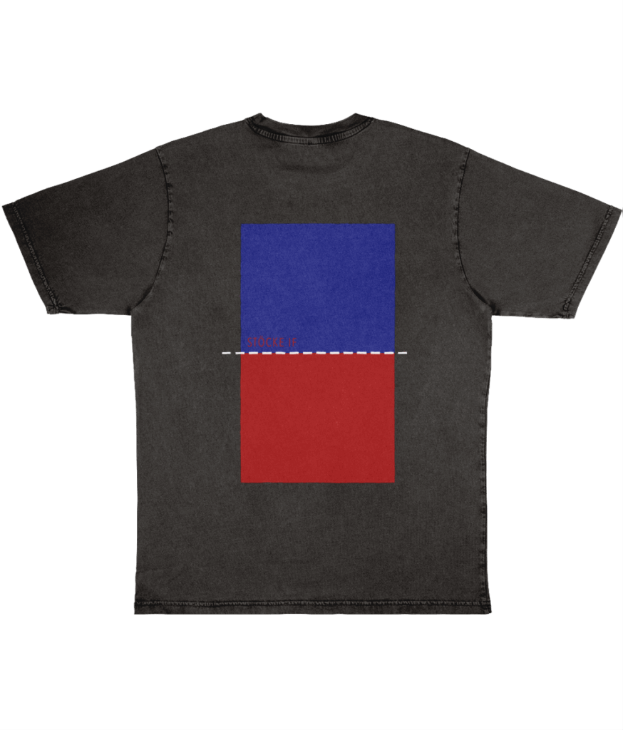 stone washed black back